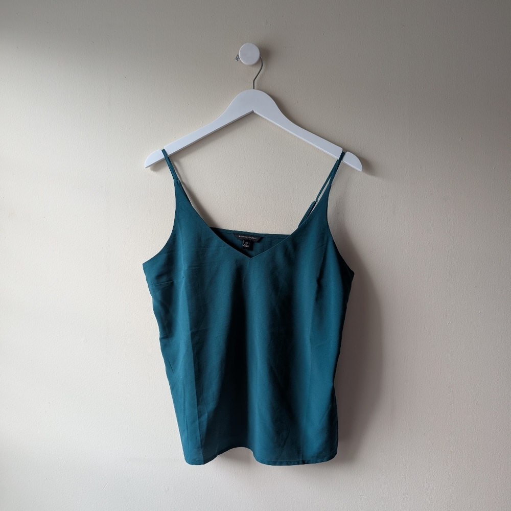 Banana Republic Green Spaghetti Strap Top